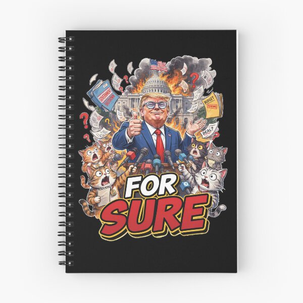 Item preview, Trump Government Shutdown Cat Press Conference designed and sold by Retro Whiskers.