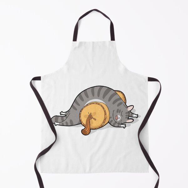 Item preview, Funny Sleeping Grey Tabby Cat Melting Over Cushion Liquid Cat Graphic Art designed and sold by The Upside Down.