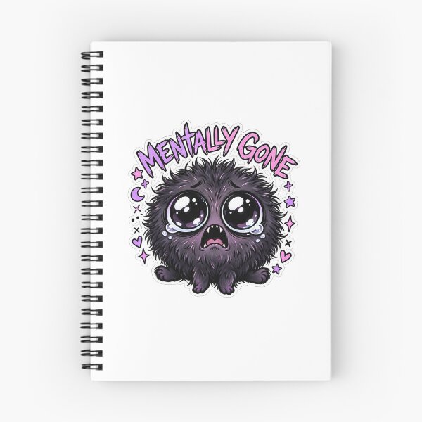 Artikelvorschau, Mental weg – Niedliches Kawaii-Monster entworfen und verkauft von Nunaprettyshop.