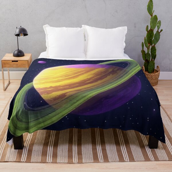 Item preview, Yellow Purple Ringed Planet #1 designed and sold by Jadelight's AI Slop.