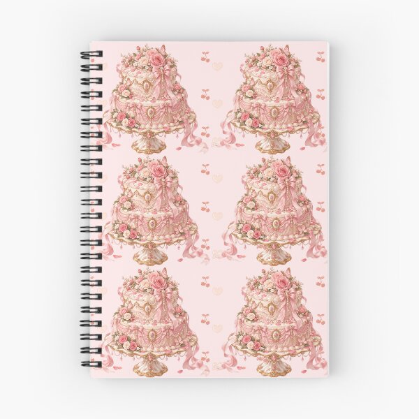 Item preview, Tiered Vintage Coquette Cake Pink Ribbons Roses Aesthetic designed and sold by Artemis & Woven Collective.