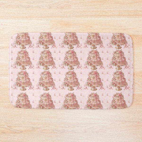 Item preview, Tiered Vintage Coquette Cake Pink Ribbons Roses Aesthetic designed and sold by Artemis & Woven Collective.