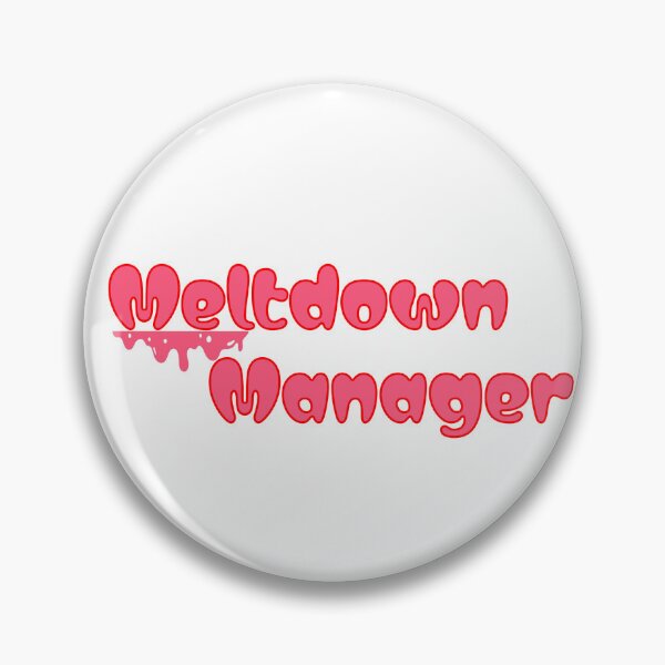Item preview, Funny Meltdown Manager Nanny, Childcare Melting Text Design designed and sold by By The Moon.