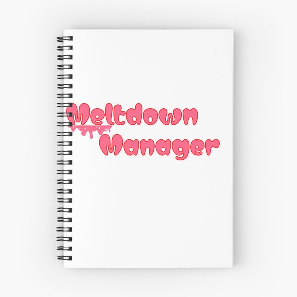 Item preview, Funny Meltdown Manager Nanny, Childcare Melting Text Design designed and sold by By The Moon.