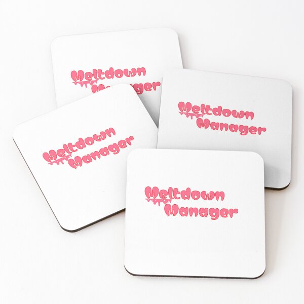 Item preview, Funny Meltdown Manager Nanny, Childcare Melting Text Design designed and sold by By The Moon.