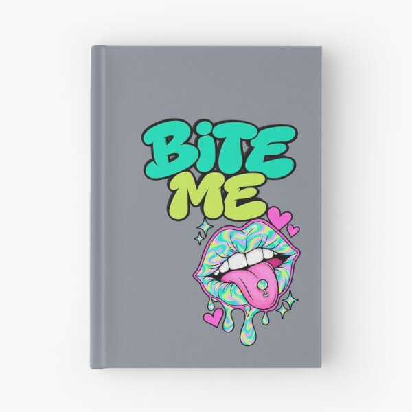 Item preview, Bite Me – Holographic Lips & Tongue T-Shirt designed and sold by Aimetoi.