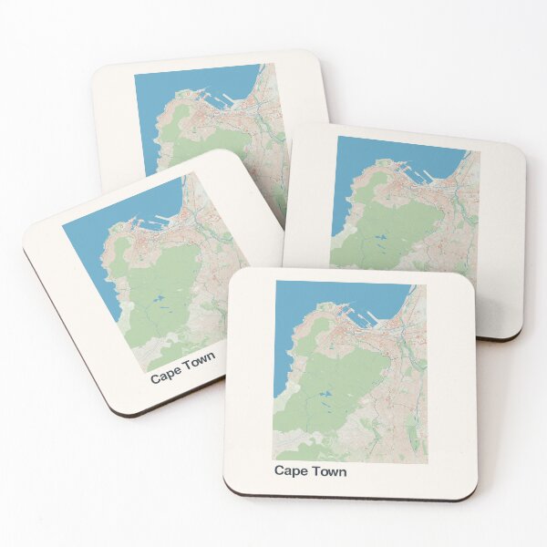 Item preview, Cape Town Minimalistic Map Art designed and sold by MapsNerd.