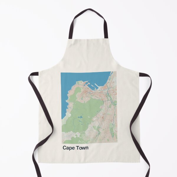 Item preview, Cape Town Minimalistic Map Art designed and sold by MapsNerd.