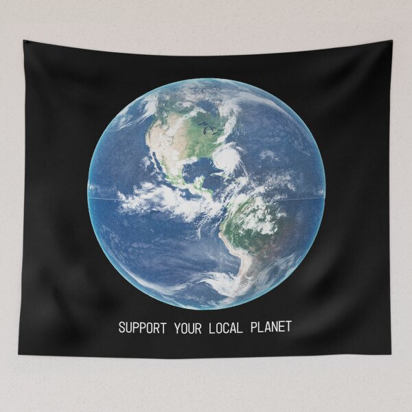 Item preview, Support Your Local Planet designed and sold by oidstudio.