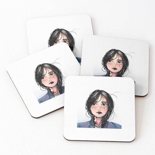 Item preview, Shy Glance – Anime Inspired Portrait designed and sold by LunaraBlue.