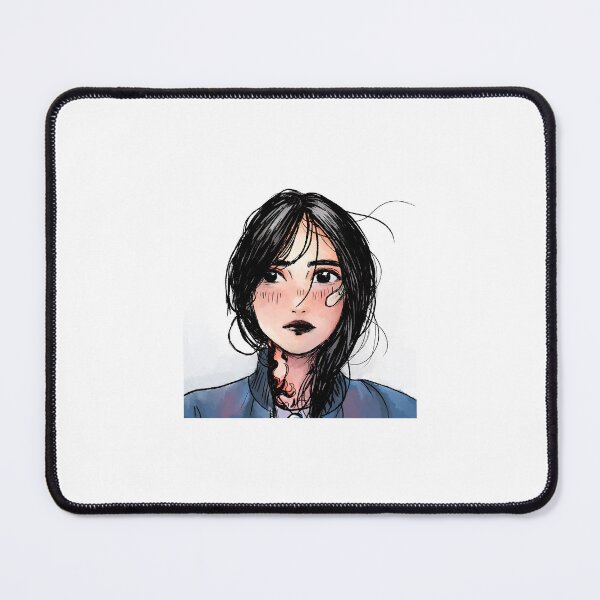 Item preview, Shy Glance – Anime Inspired Portrait designed and sold by LunaraBlue.