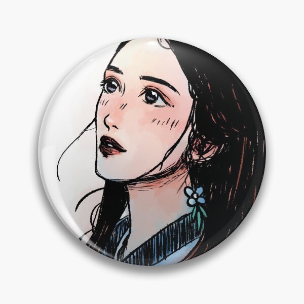Item preview, Dreamy Girl in Blue designed and sold by LunaraBlue.
