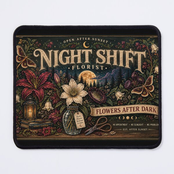 Item preview, NIGHT SHIFT FLORIST designed and sold by theOne_Design.