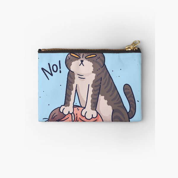 Item preview, Funny Bossy Cat Standing On Girl's Face No Comic Cat Mom Art designed and sold by The Upside Down.