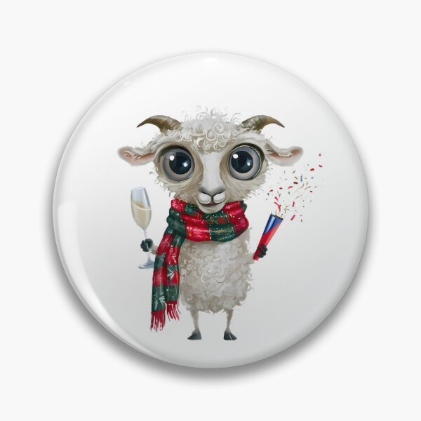 Item preview, Hello 2027 Goat designed and sold by Retro Whimsy.