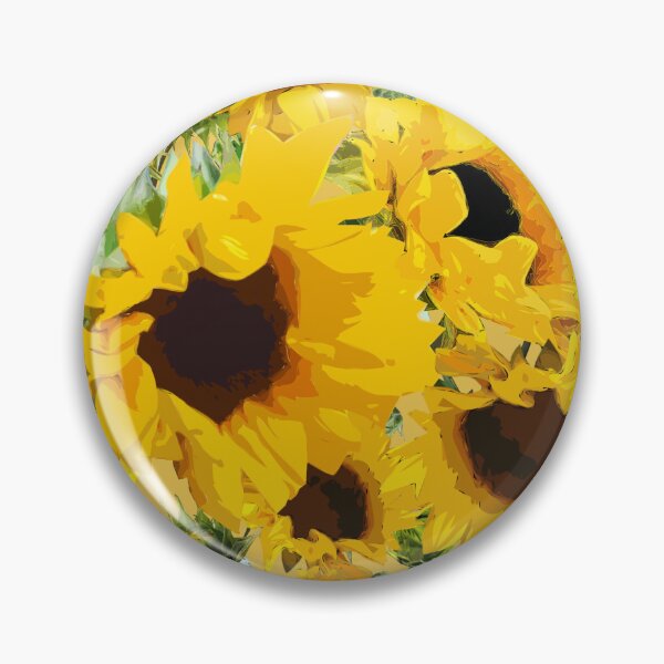 Artikelvorschau, Goldene Sonnenblumen Halfdrop auf Beige ebc44f entworfen und verkauft von Art in My Loft.