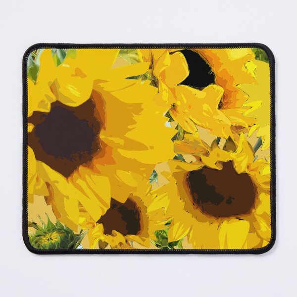 Item preview, Golden Sunflowers Halfdrop on Beige ebc44f designed and sold by Art in My Loft.