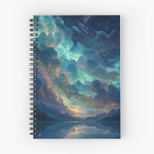 Item preview, Celestial Lake – Dreamy Cosmic Landscape designed and sold by H-Tsvetkova.