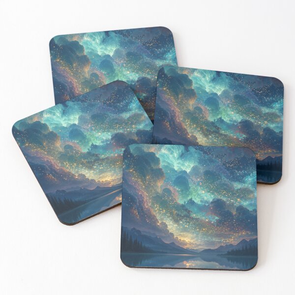 Item preview, Celestial Lake – Dreamy Cosmic Landscape designed and sold by H-Tsvetkova.