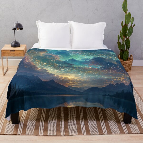 Item preview, Celestial Lake – Dreamy Cosmic Landscape designed and sold by H-Tsvetkova.