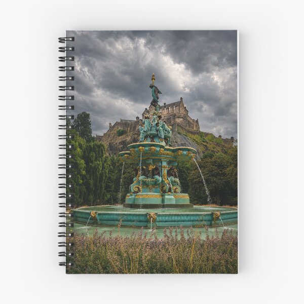 Item preview, Edinburgh Ross Fountain Castle Scottish Photography Wall Art designed and sold by ArcanePrintsxo.
