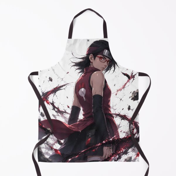 Item preview, Crimson Eyed Anime Shinobi Warrior – Red Ninja Girl Warrior Artwork designed and sold by Dyan4.