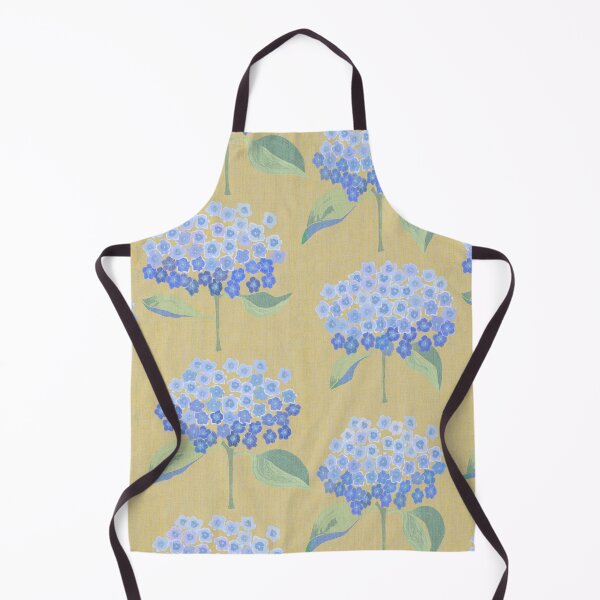 Item preview, Vintage Hydrangeas on Yellow  designed and sold by Indra's Net.