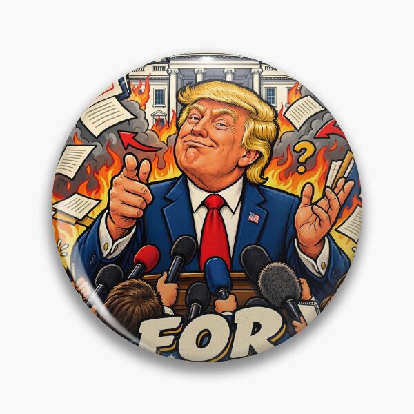 Item preview, Government Shutdown For Sure Trump Press Frenzy designed and sold by Retro Whiskers.