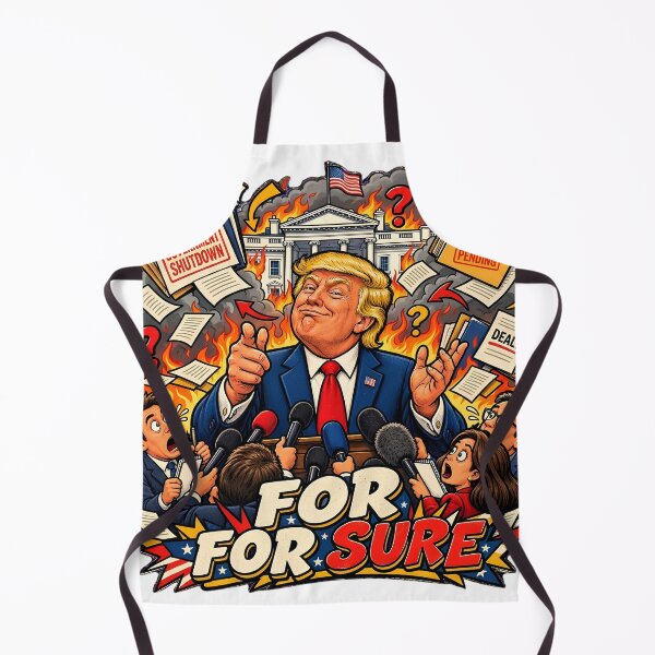 Item preview, Government Shutdown For Sure Trump Press Frenzy designed and sold by Retro Whiskers.