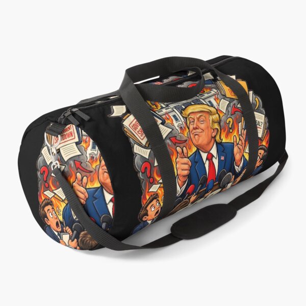 Item preview, Government Shutdown For Sure Trump Press Frenzy designed and sold by Retro Whiskers.