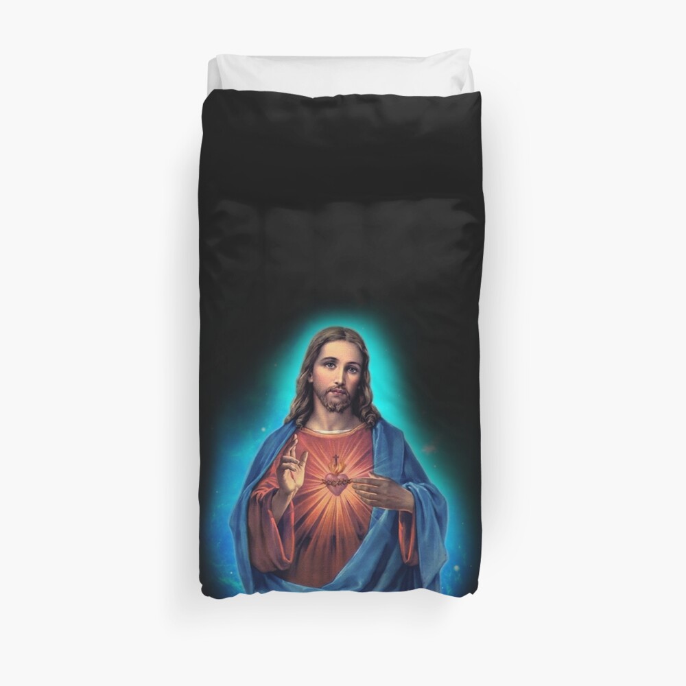 "jesus christ" Duvet Cover by guillermofarze Redbubble