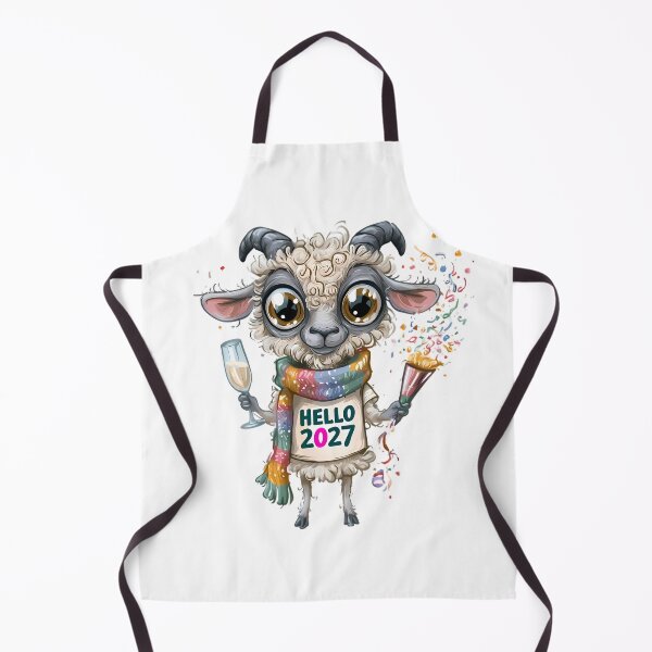 Item preview, Hello 2027 Goat designed and sold by Retro Whimsy.