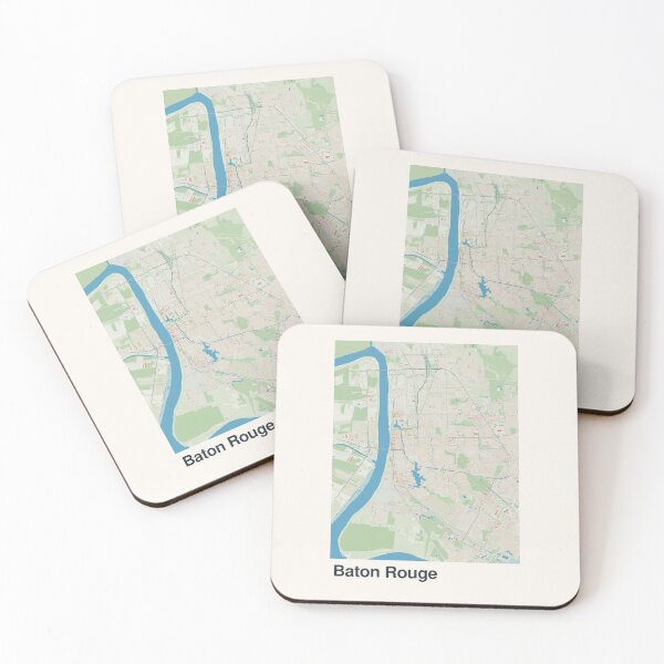 Item preview, Baton Rouge Minimalistic Map Art designed and sold by MapsNerd.
