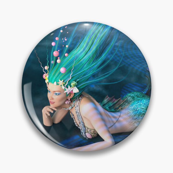 Item preview, Underwater Mermaid Fantasy Art Ocean Siren designed and sold by Vac1.