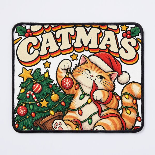 Item preview, Merry Catmas Funny Christmas Cat designed and sold by manszoank.