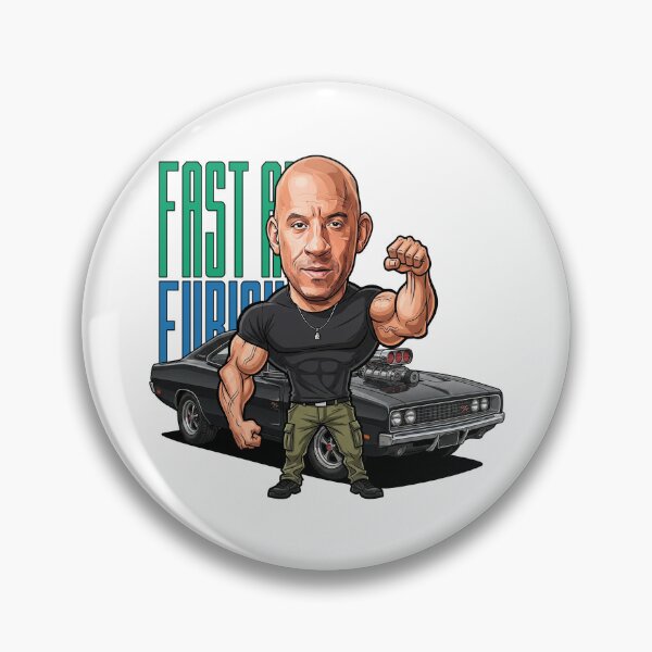 Item preview, Hilarious Vin Diesel caricature designed and sold by vectorlove.