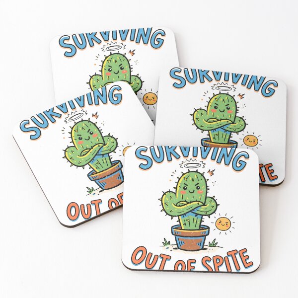 Item preview, Surviving Out Of Spite Cactus Plant designed and sold by Mr Lee.