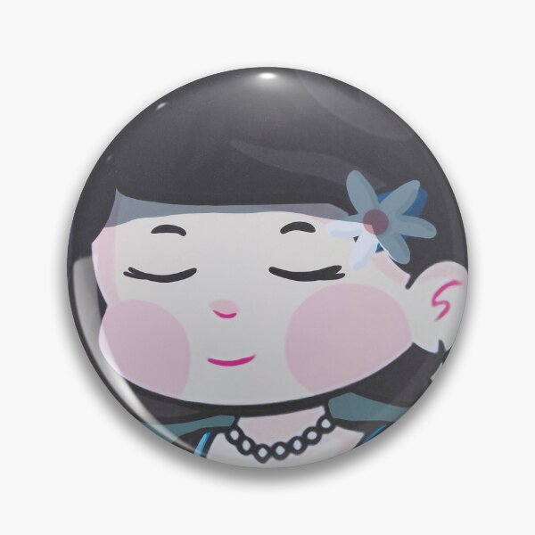 Item preview, Cute Smiling Girl – Whimsical Character Illustration Art designed and sold by pbchan.