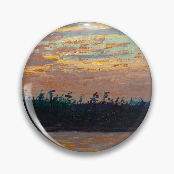 Item preview, Sunset Sky autumn northern forest nature landscape painting print by Tom Thomson designed and sold by Jéanpaul  Ferro.