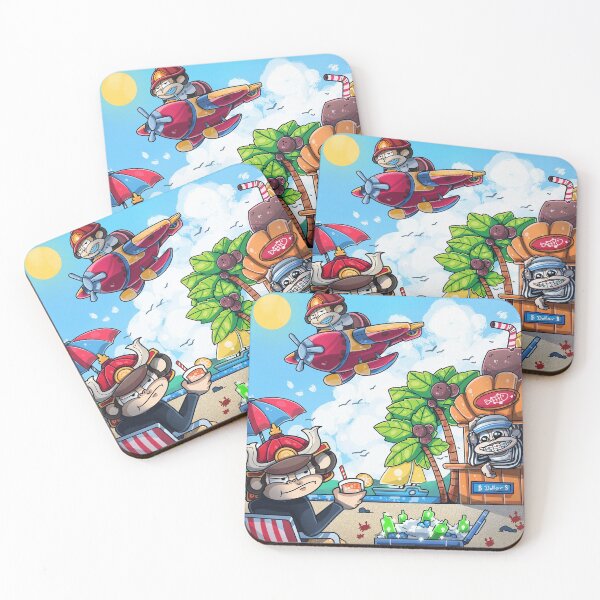 Item preview, Cool Monkeys Tropical Beach Vacation designed and sold by Niykos570.