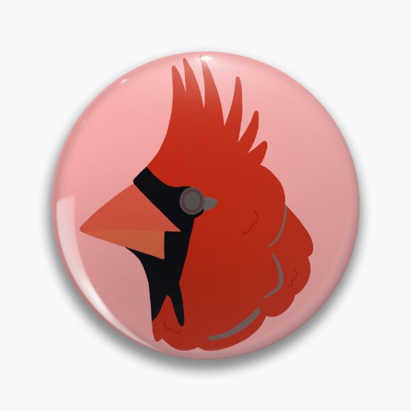 Item preview, CBS Sticker - Male Red Cardinal designed and sold by ClumsyPillbug.