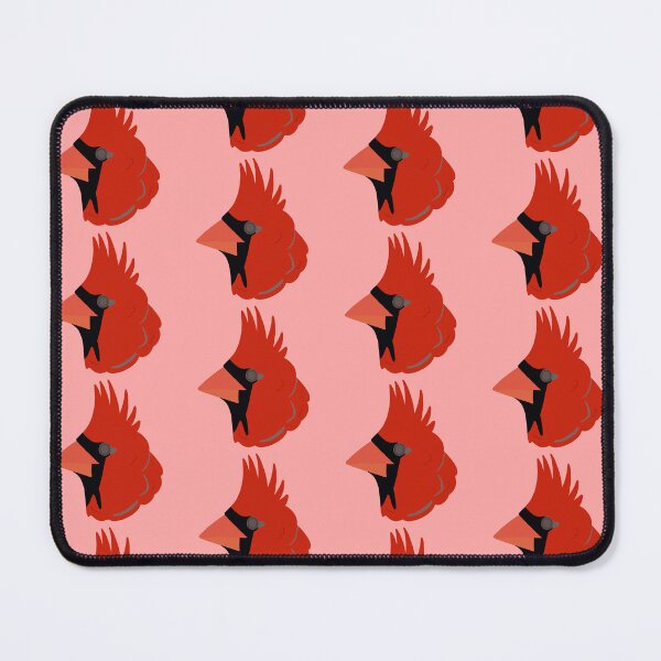 Item preview, CBS Sticker - Male Red Cardinal designed and sold by ClumsyPillbug.
