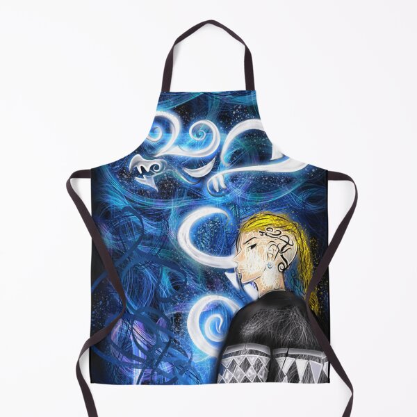 Item preview, blond anime boy blue dragon tattoo illustration designed and sold by Jay21743ori.