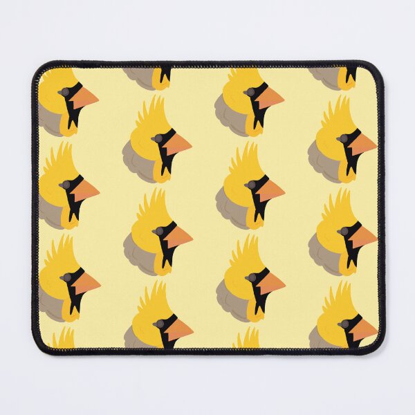 Item preview, CBS Sticker - Male Yellow Cardinal designed and sold by ClumsyPillbug.