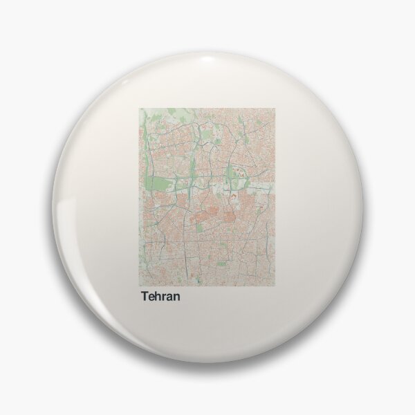 Artikelvorschau, Minimalistische Kartenkunst von Teheran entworfen und verkauft von MapsNerd.