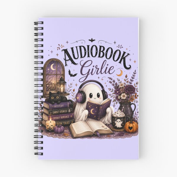 Item preview, Funny Audio Book Girlie Ghost Halloween designed and sold by legendaryskins.