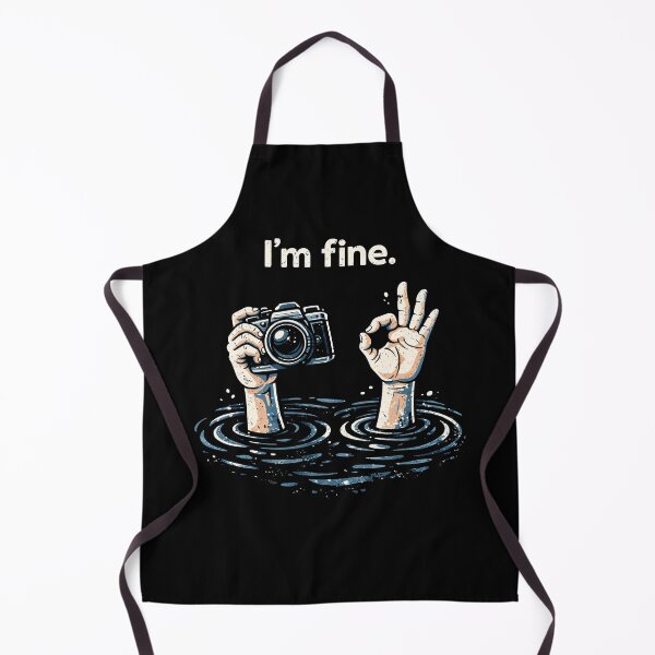Item preview, I'm Fine Hands with Camera Design designed and sold by rafaeltto.