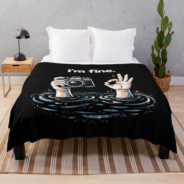 Item preview, I'm Fine Hands with Camera Design designed and sold by rafaeltto.