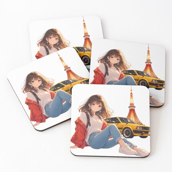 Item preview, Tokyo and Retro Cars designed and sold by City Pop Tokyo .