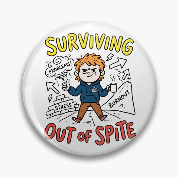 Item preview, Surviving Out Of Spite Coffee Burnout Comic designed and sold by Mr Lee.